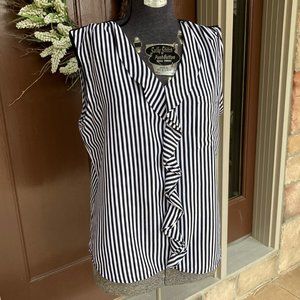 Calvin Klein Sleeveless Blouse Sz Large